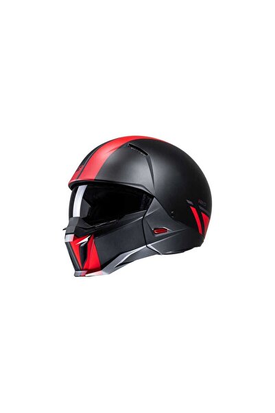 HJC İ20 Batol MC1SF Modüler Motosiklet Kaskı Siyah Kırmızı