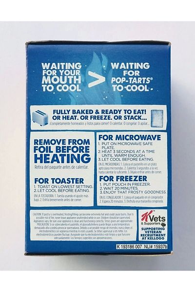 Kellogg's 8 Pieces 384 Gr. Pop Tarts Frosted S'Mores