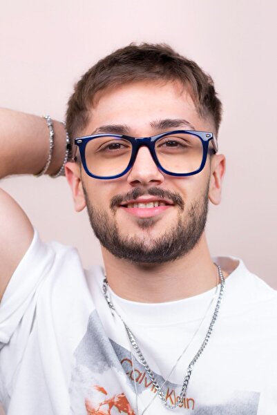 Focus On Loki Navy Blue Screen Glasses with Blue Light Filter