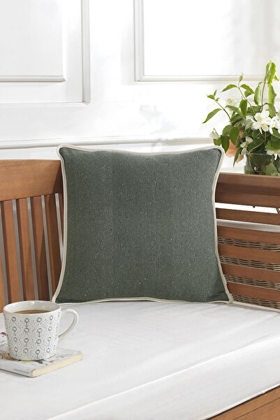 ÖDEL HOME Ödel Buldan Flat Pillow Pr101 Dark Green 40X40 cm