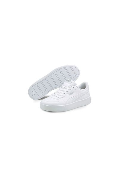 Puma Women's White Sneakers - 380147 -02 Skye Clean