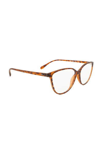 Focus On Eyewear Ohrid Leopar Kemik Cat Eye Mavi Işık Filtreli Ekran Gözlüğü