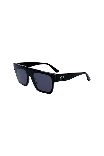 Karl Lagerfeld Kl 6090s 001 52 Unisex Rectangle Black Bone Sunglasses