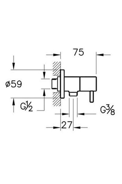 VitrA A4521426 Model Copper Intermediate Faucet