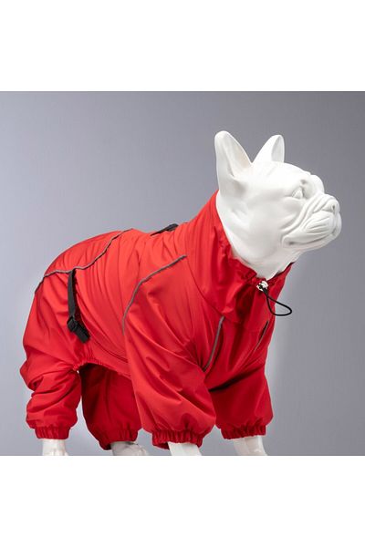 Lindodogs Lindo Dogs Quattro Nova - Red Size Dog Raincoat 2
