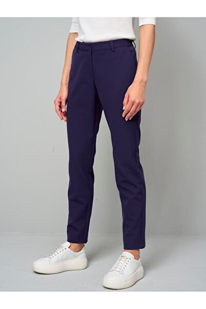 MONPAR Kadın Mor Kumaş Pantolon