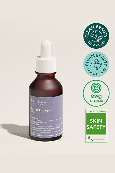 Mary & May Ser de colagen marin antirid și anti-îmbătrânire care conține colagen 30 ml