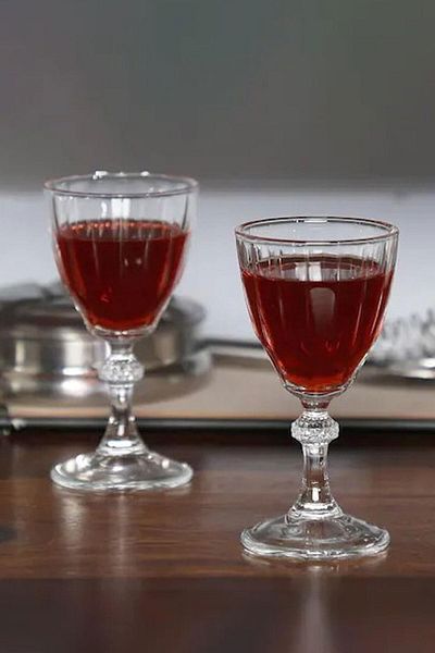 Paşabahçe Diamond Standing Coffee Side, Liquor Cup 6 Pieces 49 Cc440113
