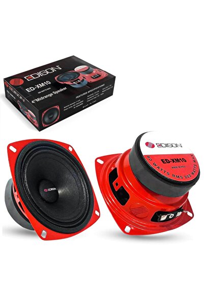 Genel Markalar Edıson Ed-xm10 Oto Midrange 10cm 200 Watt 2 Adet