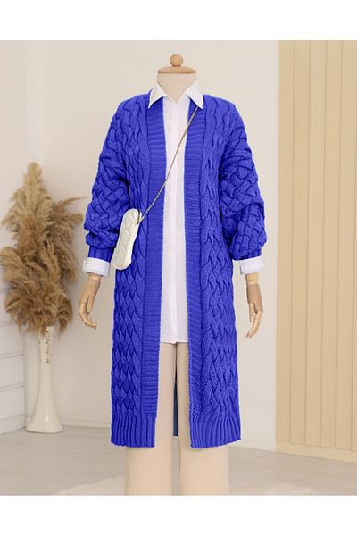 Modamorfo Hair Knitting Pattern Long Cardigan -Saks