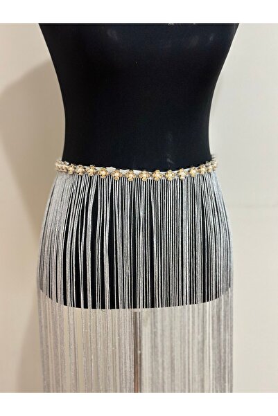 LALE El İşlemesi Püsküllü Kemer