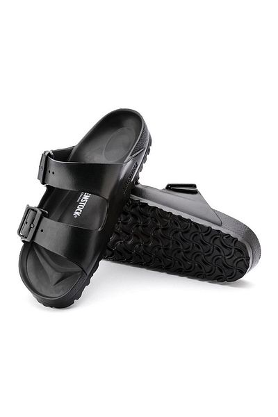 Birkenstock Papuci negri Arizona Eva pentru femei 129423 -20026