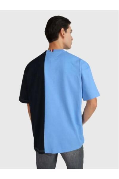 Tommy Hilfiger Embroidered Monotype Colorblock Regular Fit T-Shirt