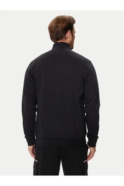 BOSS Pamuklu Yarım Fermuarlı Dik Yaka Sweat Erkek SWEAT 50520781 001
