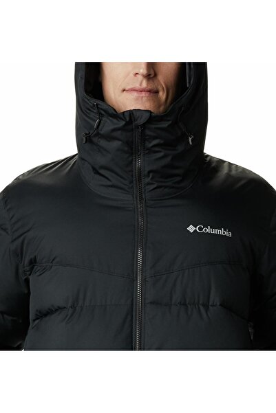 Columbia Iceline Ridge Erkek Siyah Kapüşonlu Mont