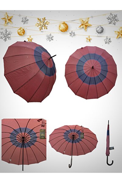 Rubenis 16 Telli Premium Otomatik Baston Yağmur Şemsiyesi