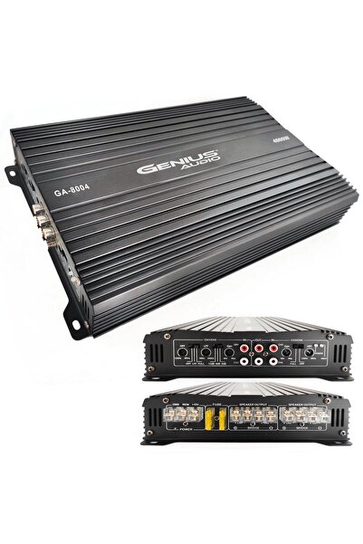 Genel Markalar GENIUS AUDIO GA-8004 Oto Anfi Stereo 4000 Watt 4 Kanal