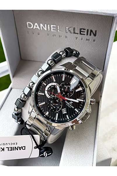Daniel Klein Yeni Sezon Gümüş Renk Çelik Kordon Erkek Kol Saati 3 Atm Su Geçi...