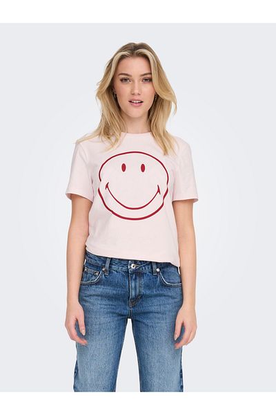 ONLY 15286860 Women's T-shirt Pink