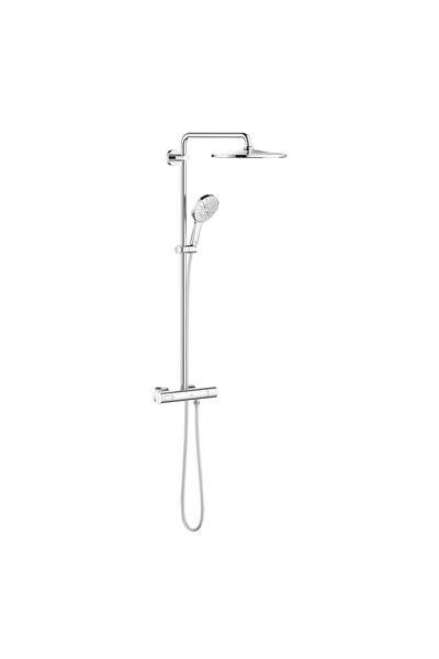 Grohe Rainshower Smartactive 310 Duvara Monte Termostatik Bataryalı Duş Siste...