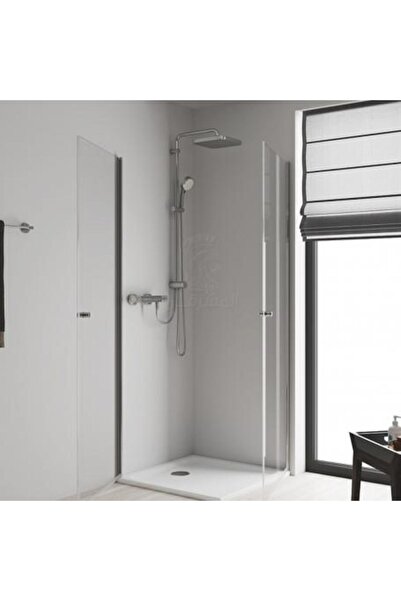 Grohe Tempesta System 250 Kare Duvara Monte Duş Sistemi, Yön Değiştiricili, Krom-Beyaz 26694000