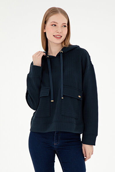 U.S. Polo Assn. Blazer de damă bleumarin cu glugă Swea tricou 50297202-VR033