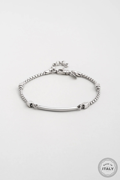 So CHIC... İtalyan 22 Cm Gümüş Erkek Zincir Bileklik