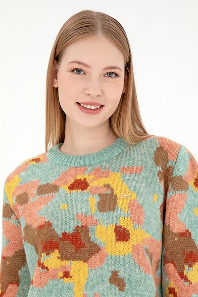 U.S. Polo Assn. Women's Aqua Green Sweater 50293114 -Vr048