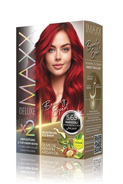 MAXX DELUXE Beauty Expert 5.65 Nar Kızılı Set Boya
