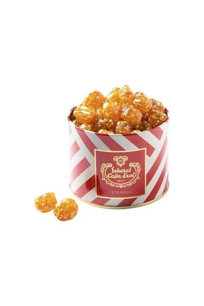 Şekerci Cafer Erol Susamlı Akide Şekeri - Kristal Kapak Teneke Kutu