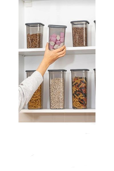 VİZYON 3 Size Food Storage Container Spice Rack