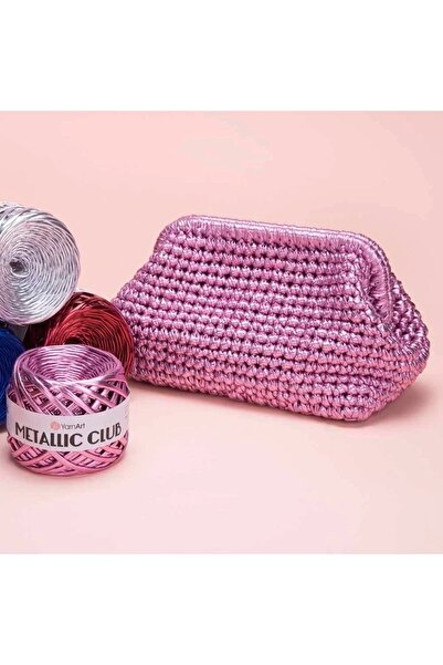 Yarnart Φούτερ Metallic Club - Knitting Thread 8105-Gold Model