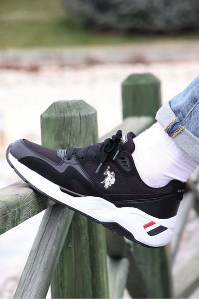 U.S. Polo Assn. Adidași Negri Pentru Copii