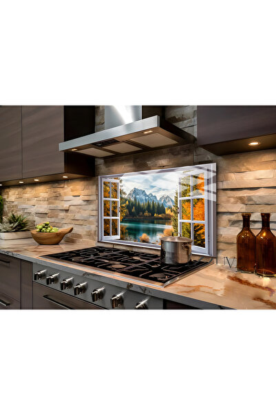 Harikabirev HARİKABİREV | ULTIMUL MOTIV DE PEISAJ DE LAC DE PRIMAVARA | STICLA REZISTENTA LA CALOR PENTRU SPATELE PLITII