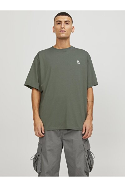 Jack & Jones Jack&Jones Oversize Minimalist Erkek T-Shirt - Günlük Kullanım