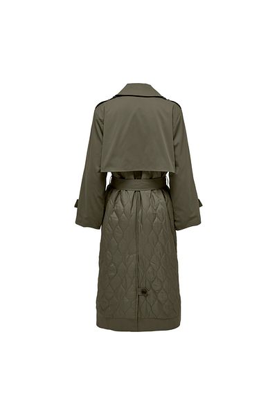 ONLY Khaki Women's Trench Coat 15293269