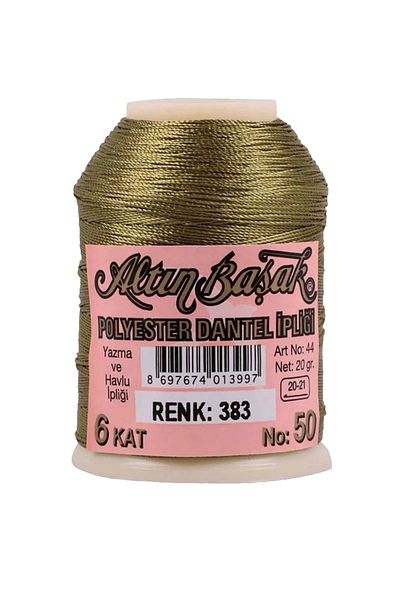 NEZADE STORE Altınbaşak Needle and Lace Thread 20 Gr - Royaleks - No: 383