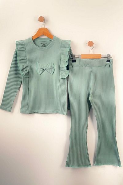 VALERY Girl's Bow Seasonal Bottom and Top Set