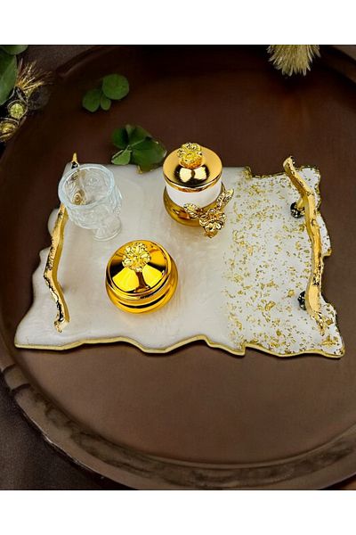 CyzHome Destiny Groom Coffee Tray