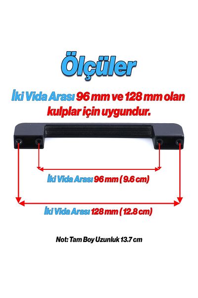 Badem10 10 bucăți Radus 128 mm - 12,8 cm mobilier din metal negru sertar de bucătărie dulap dulap mânere mâner