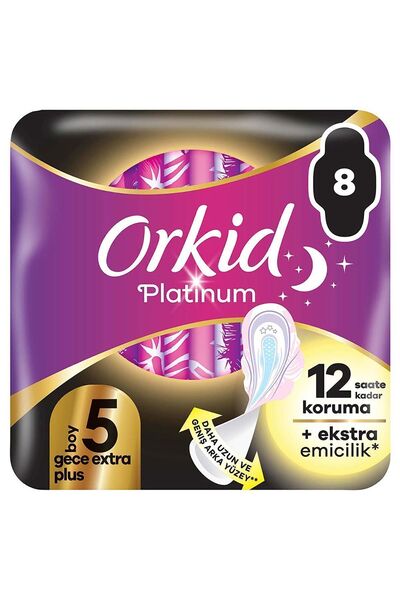 Orkid Platinum Tekli Gece Extra Plus 8 Li
