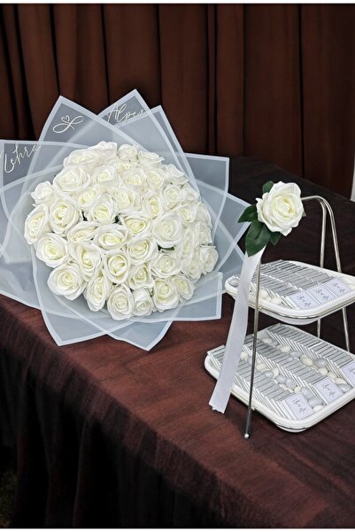 Cyz Home Fern Kız Isteme Çikolatası Ve Isteme Çiçeği Buket Set