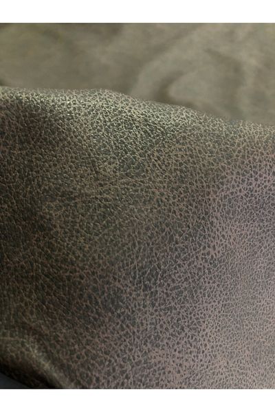 KumaşEvi Brown Faux Leather Pattern – for Upholstery, Wallet, Purse, Wallet and Case Designs (1m)