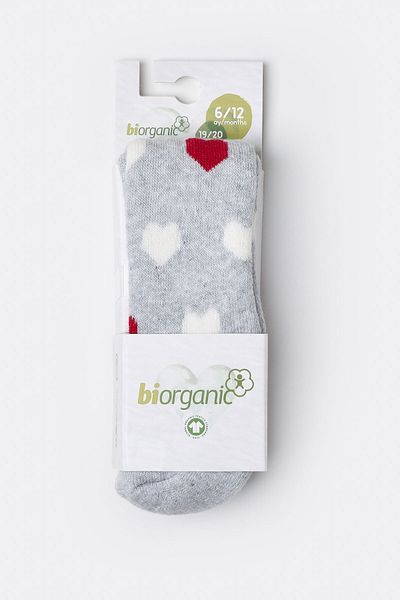 Biorganic Baby Organic Pantyhose Gray