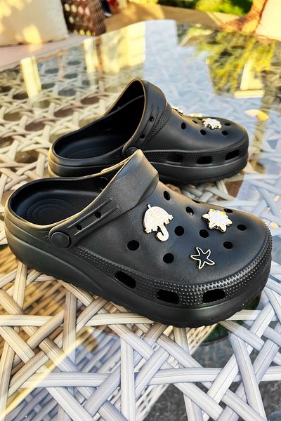 Akınal Bella Sabo Slippers Stoned High Heels Black