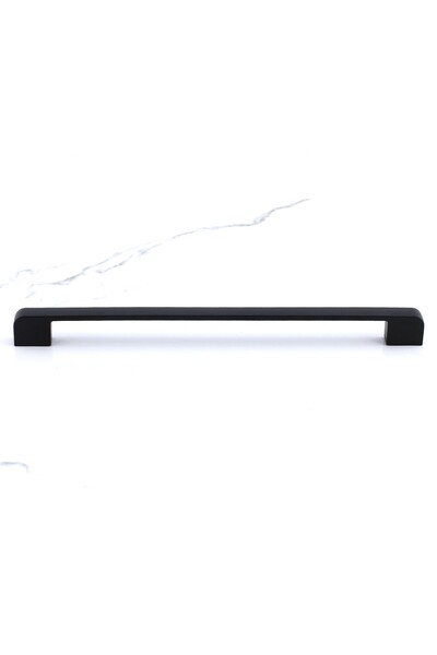 Badem10 10 bucăți Radus 256 mm - 25,6 cm mobilier din metal negru sertar de bucătărie dulap dulap mânere mâner