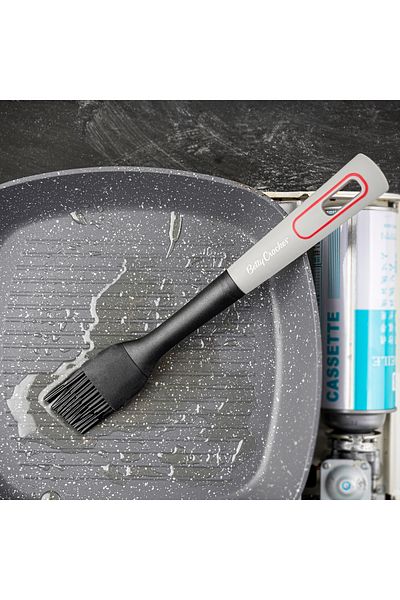 BETTY CROCKER Kitchen Silicon Brush 30.2Cm Black & Grey