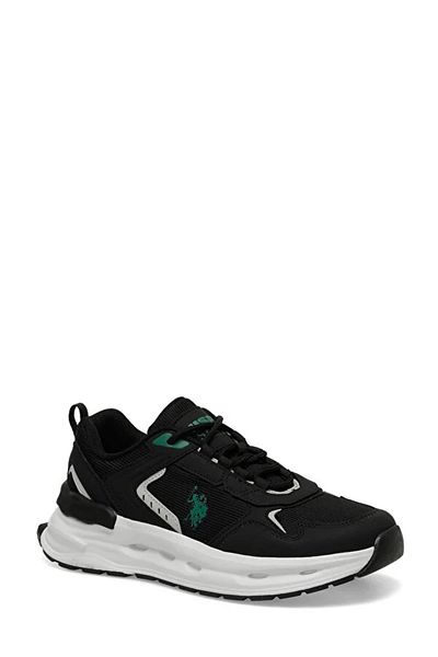 U.S. Polo Assn. US Polo Assn.Jacky 4Fx - Men's Black-Green Training and Running Shoes