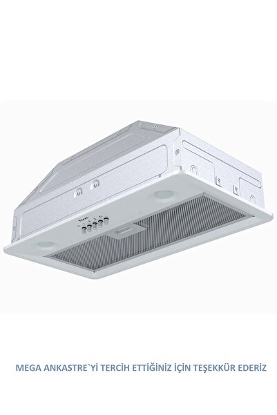 Ferre BEYAZ 52 CM TAM ANKASTRE ASPİRATÖR MEGA ANKASTRE SERİSİ(D051)