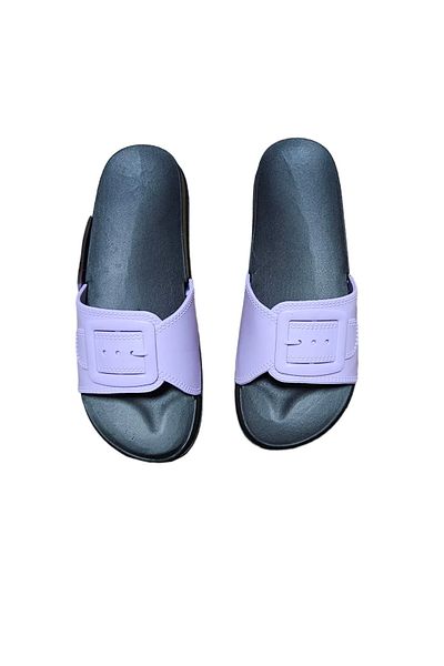 GEZER Papuci de vară de damă cu model de cataramă liliac